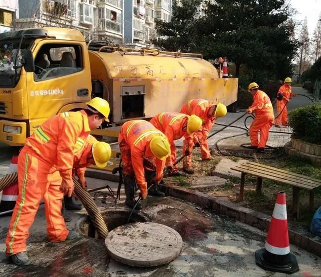 九湖镇市政管道清淤