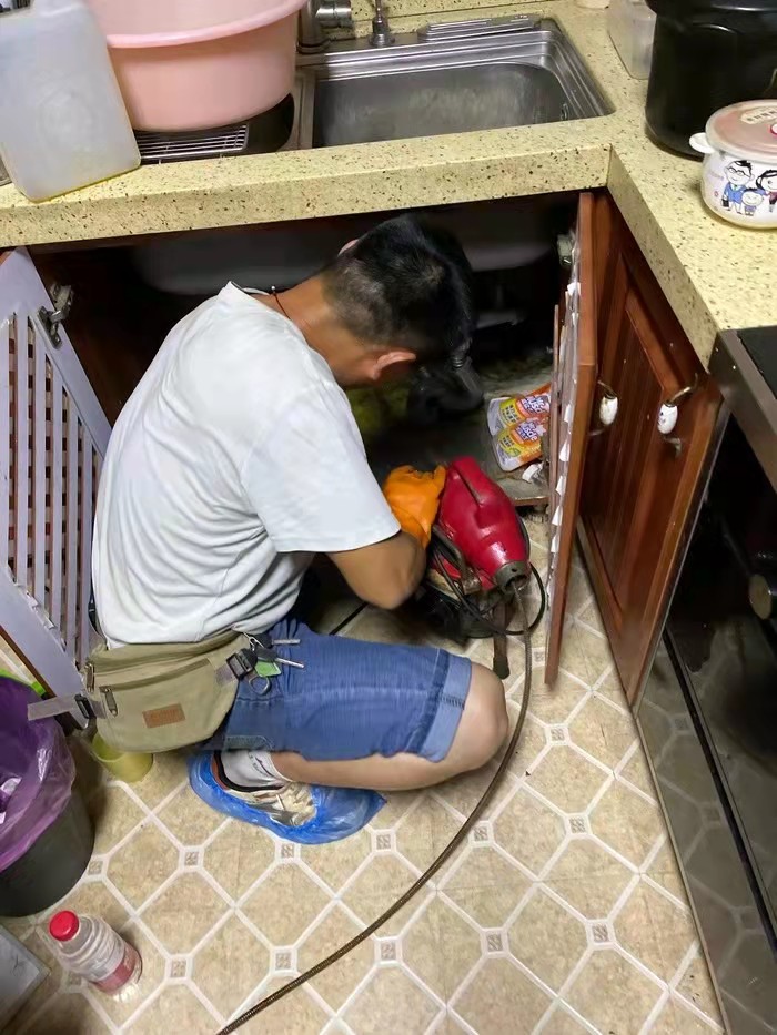 九湖镇通下水道